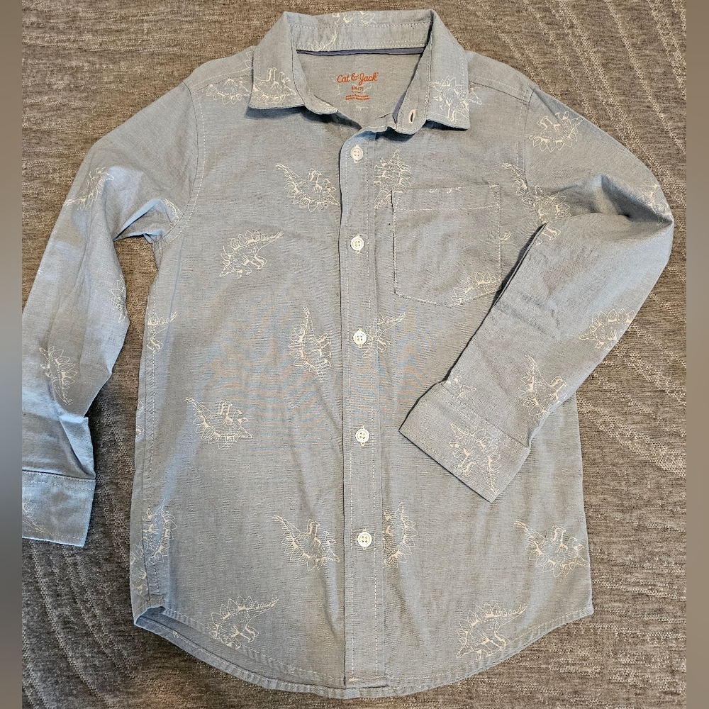 Cat & Jack Boy Button Down 6/7